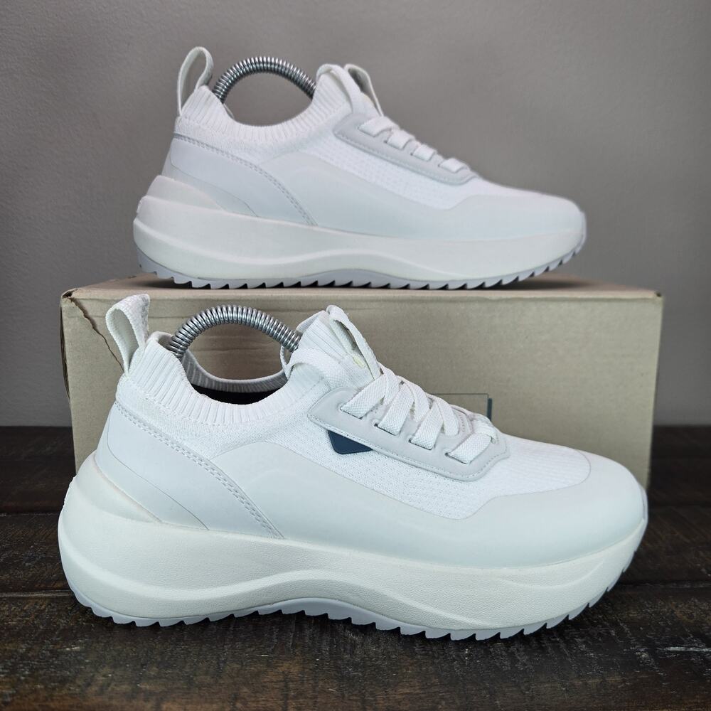 Vessi Stormburst Lowtop Womens Size 5 Waterproof Shoes Sneakers Hiking White